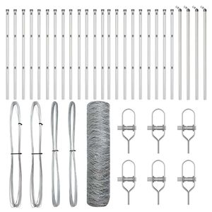 vidaXL Stup za ogradu Srebrno