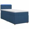 vidaXL Boxspring krevet s madracem Plava 80 x 200 cm Tkanina