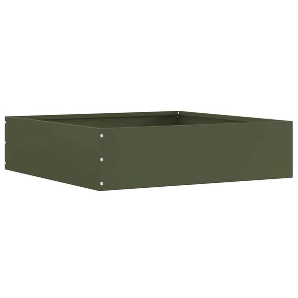 vidaXL Ograda oko Travnjaka 6 pcs Maslinasto zelena 50 x 50 x 13 cm