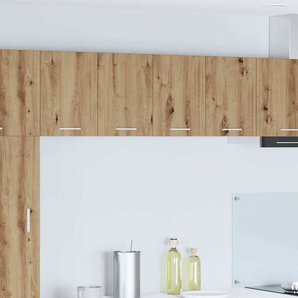 vidaXL Viseći ormarić 2 pcs Umjetnički hrast i bijela 60 x 31 x 40 cm