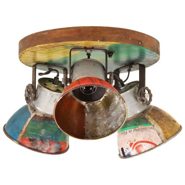 vidaXL Industrijska stropna svjetiljka 25 W vi&scaron;ebojna 42 x 25 cm E27