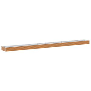 vidaXL Povi&scaron;ena vrtna gredica 970 x 100 x 36 cm Cinkani čelik