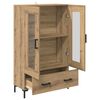 vidaXL Highboard Umjetnički hrast 69,5 x 31 x 115 cm Konstruirano drvo