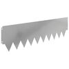 vidaXL Ograda oko Travnjaka 10 pcs 103 x 30 cm metal Srebrna