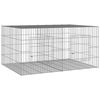 vidaXL Kavez za zečeve s 2 panela 110x79x54 cm od pocinčanog željeza