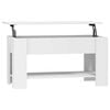 vidaXL Stolić za kavu bijeli 101x49x52 cm od konstruiranog drva