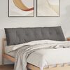 vidaXL Jastuk za leđa Svijetlo siva 180 x 50 cm Kordura tekstil