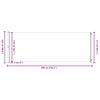 vidaXL Uvlačiva bočna tenda za terasu 220 x 600 cm siva