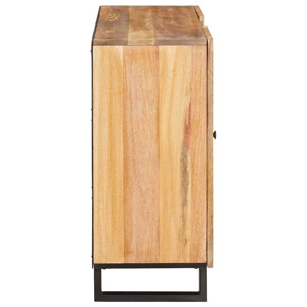 vidaXL Highboard s pohranom Smeđa 40 x 33,5 x 110 cm Čvrsto drvo manga