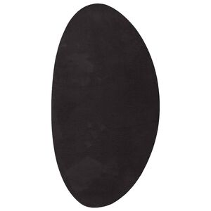 vidaXL Tepih HUARTE Crna 80 x 150 cm Poliester