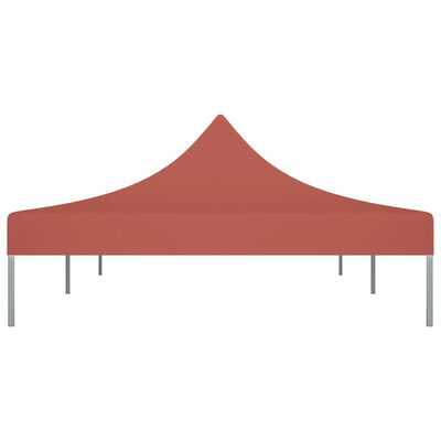 vidaXL Krov za šator za zabave 6 x 3 m terakota 270 g/m²