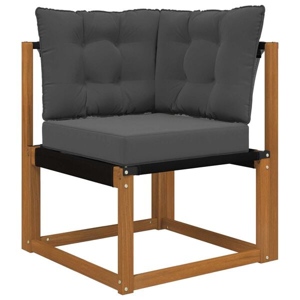 vidaXL Jastuk za vanjsku sofU 3 pcs Antracit Poliester