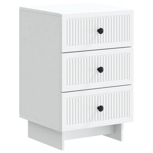vidaXL Noćni ormar Bijela 43 x 41 x 66,5 cm Konstruirano drvo
