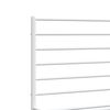 vidaXL Metalni okvir kreveta uzglavlje i podnožje bijeli 200x200 cm