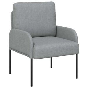 vidaXL Sofe s jastukom 55cm Svijetlo siva &Scaron;perploča