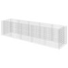 vidaXL Gabionska sadilica od pocinčanog čelika 450 x 90 x 100 cm