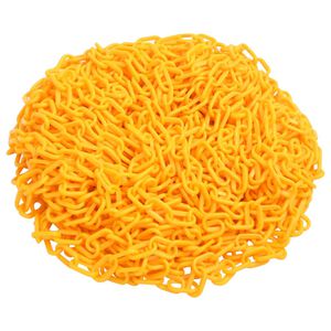 vidaXL Lanac za upozorenje žuti 100 m &Oslash; 6 mm plastični