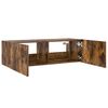 vidaXL Zidni TV ormarić s LED svjetlima boja hrasta 100 x 35 x 31 cm