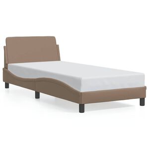vidaXL Okvir za krevet Dover cappuccino 80x200 cm umjetna koža