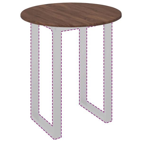 vidaXL Gornji dio stola Smeđi hrast 60 x 60 x 1,5 cm Konstruirano drvo