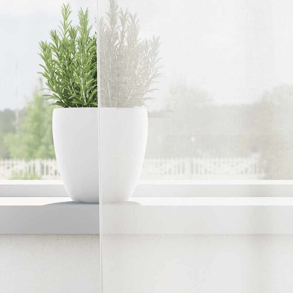 vidaXL Voile zavjese s petljama 2 kom bijele 140x175 cm