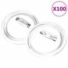 vidaXL Set gumba za značke sa sigurnosnim iglama 100 kom akrilni 58 mm