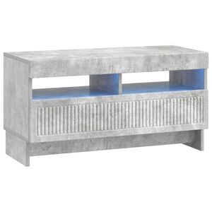 vidaXL LED TV kabinet ALKMAAR 81 x 35 x 43 cm Betonska siva