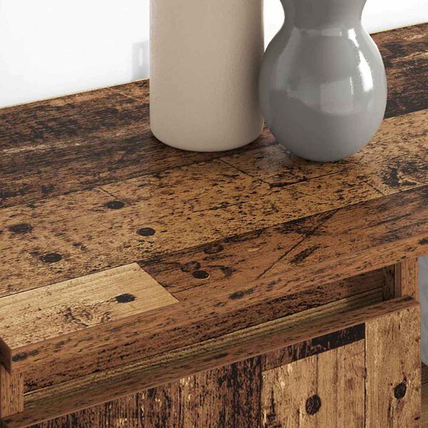 vidaXL Komode 2 pcs Staro drvo 60 x 35 x 70 cm Konstruirano drvo