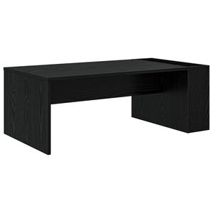 vidaXL Kava Stol Crni hrast 95 x 50 x 34 cm Konstruirano drvo