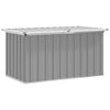 vidaXL Vrtna kutija za pohranu siva 129 x 67 x 65 cm