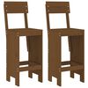 vidaXL Barski stolci 2 kom boja meda 40x48,5x115,5 cm masivna borovina