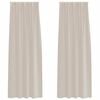 vidaXL Voile zavjesa 2 kom. Pijesak 245 x 140 cm Poliester