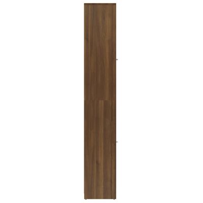 vidaXL Kupaonski ormarić boja smeđeg hrasta 30 x 30 x 183,5 cm drveni