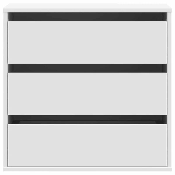 vidaXL Kutna komoda s ladicama bijela 60x41x58cm od konstruiranog drva