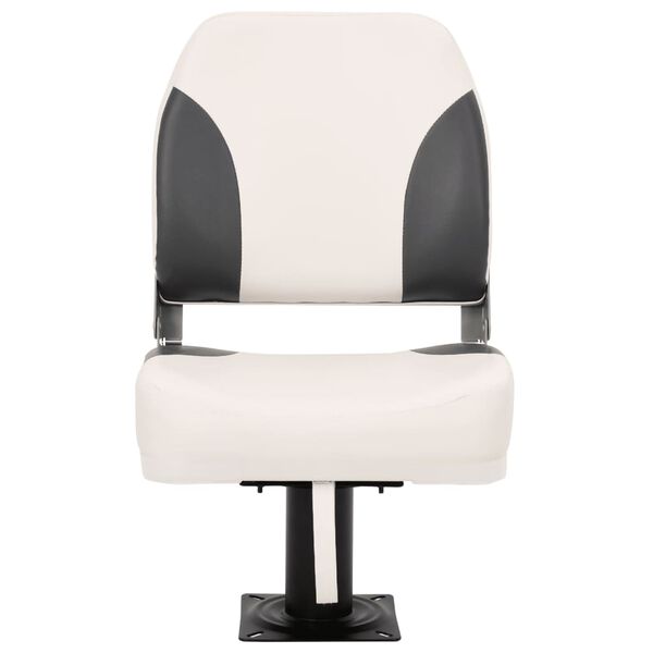 vidaXL Sklopiva sjedala za brod 1 set s niskim naslonom i remenom za pričvr&scaron;ćivanje