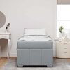 vidaXL Krevetna konstrukcija Svijetlo siva 100 x 200 cm tkanina