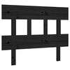 vidaXL Uzglavlje za krevet crno 78,5 x 3 x 81 cm od masivne borovine