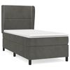 vidaXL Box spring krevet s madracem tamnosivi 90x190 cm bar&scaron;unasti