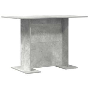 vidaXL Stol za objedovanje Betonski sivi 110 x 60 x 75 cm
