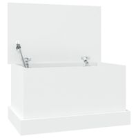 vidaXL Kutija za pohranu bijela 50 x 30 x 28 cm od konstruiranog drva