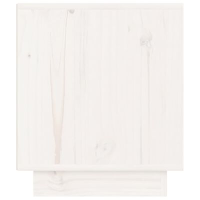 vidaXL Noćni ormarići 2 kom bijeli 40 x 34 x 40 cm od masivne borovine