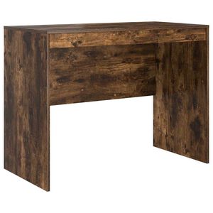 vidaXL Stol Dimljeni hrast 100 x 50 x 76 cm