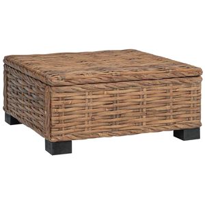 vidaXL Stolić za kavu GENDT Prirodni ratan Prirodna 67 x 60 x 30 cm