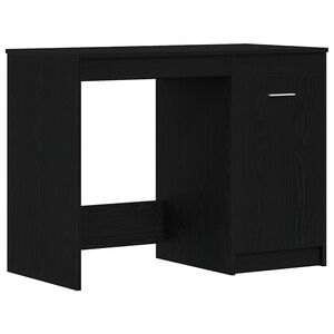 vidaXL Stol Crni hrast 100 x 50 x 76 cm Konstruirano drvo