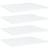 vidaXL Police za knjige 4 kom bijele 60x50x1,5 cm konstruirano drvo