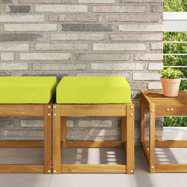 vidaXL Jastučić za sjedenje na otvorenom Zelena 40 x 40 x 8 cm