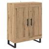 vidaXL Highboard Umjetnički hrast 69,5 x 34 x 180 cm Konstruirano drvo
