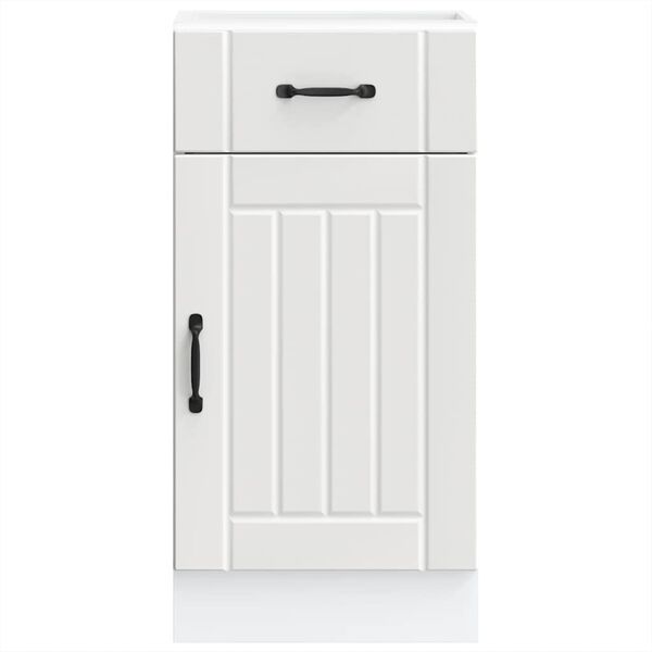 vidaXL Donji kuhinjski ormarić Lucca bijeli konstruirano drvo