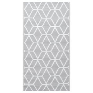 vidaXL Vanjski tepih ARAKIL sivi 160x230 cm PP