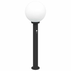 vidaXL Stupić sa senzorom 80 cm Crna IP44